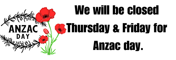 Anzac Day closure